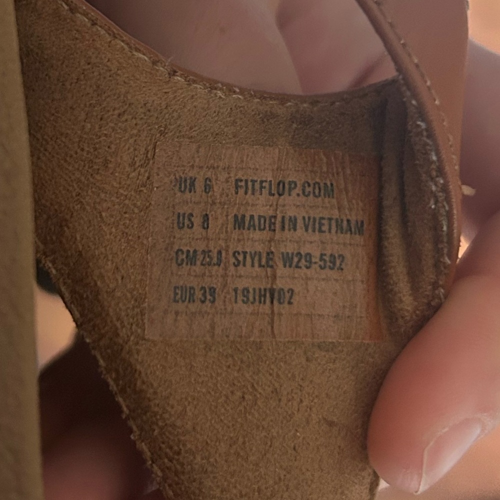 Fitflop Skylar sandal size 8 brown - Picture 5 of 5